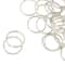 12 Packs: 28 ct. (336 total) Rhodium Split Rings, 24mm by Bead Landing™